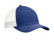 Port Authority C402 Snapback Trucker Cap - Patriot Blue White - Blue/ / Adult Osfa