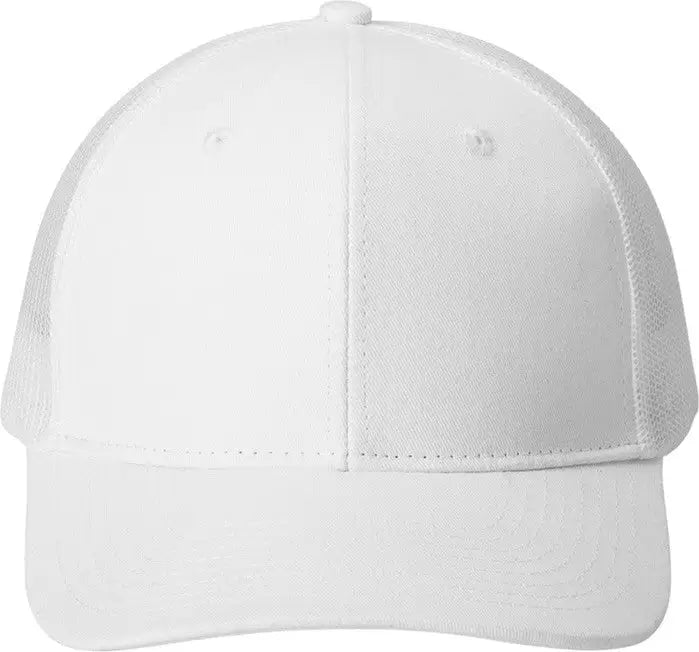 Port Authority C402 Snapback Trucker Cap - White - Adult Osfa