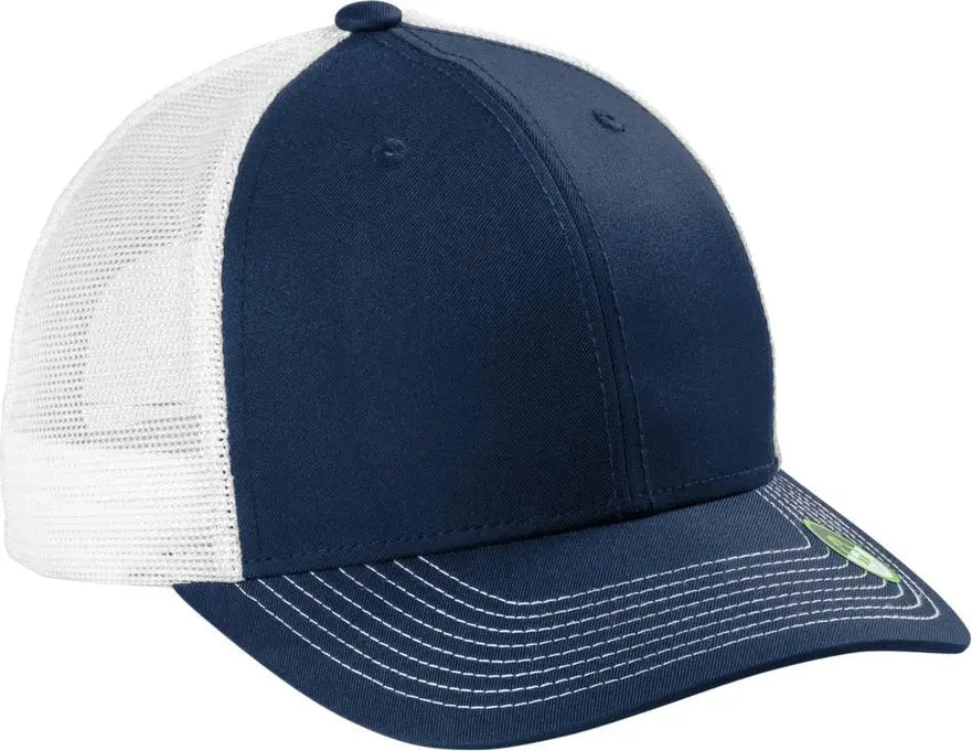 Port Authority C402eco Eco Snapback Trucker Cap - True Navy White - Navy/ / Adult Osfa