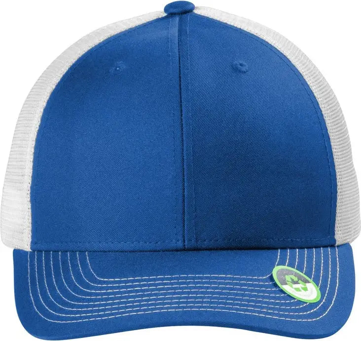 Port Authority C402eco Eco Snapback Trucker Cap - True Royal White - Royal/ / Adult Osfa