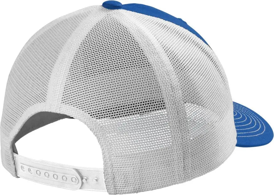 Port Authority C402eco Eco Snapback Trucker Cap - True Royal White - Royal/ / Adult Osfa