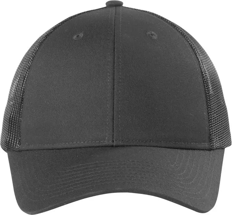 Port Authority C402lp Low-profile Snapback Trucker Cap - Gray Steel - Adult Osfa