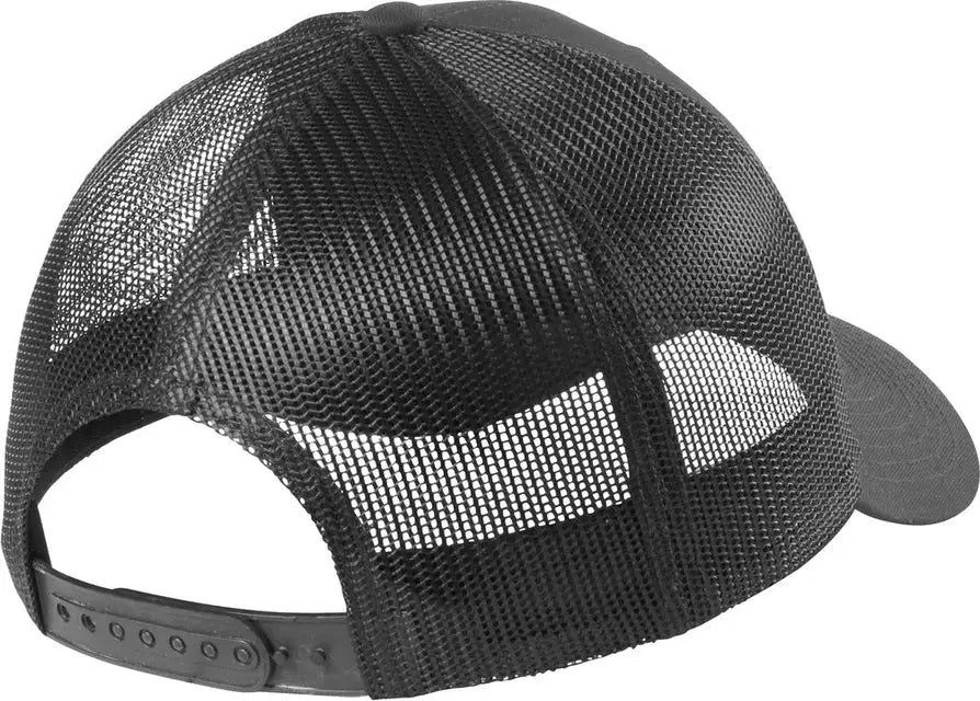 Port Authority C402lp Low-profile Snapback Trucker Cap - Gray Steel - Adult Osfa