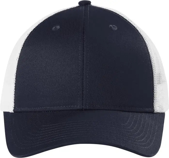 Port Authority C402lp Low-profile Snapback Trucker Cap - Rich Navy White - Navy/ / Adult Osfa