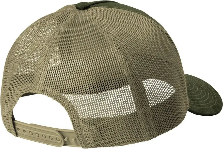 Port Authority C405 Snapback Five-panel Trucker Cap - Olive Drab Green Tan - Green/ / Adult Osfa