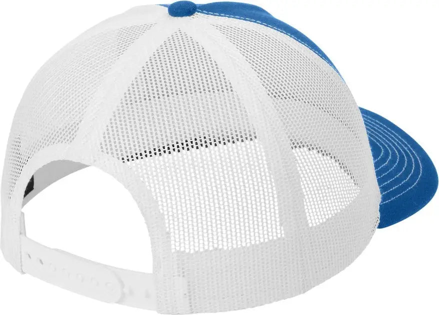 Port Authority C405lp Low-profile Snapback 5-panel Trucker Cap - Patriot Blue White - Blue/ / Adult Osfa