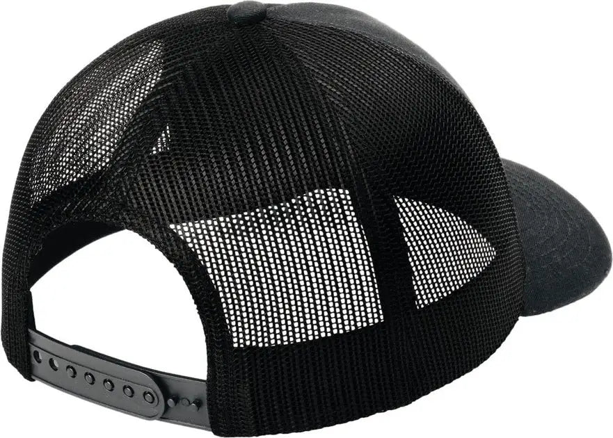 Port Authority C405lp Low-profile Snapback 5-panel Trucker Cap - Black - Black/ / Adult Osfa