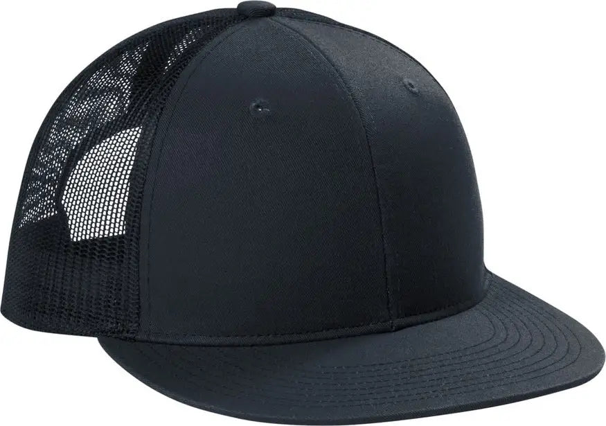 Port Authority C407 Snapback Flat Bill Trucker Cap - Rich Navy - Adult Osfa