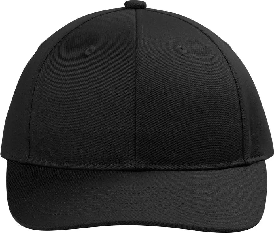 Port Authority C408 Snapback Cap - Black - Adult Osfa