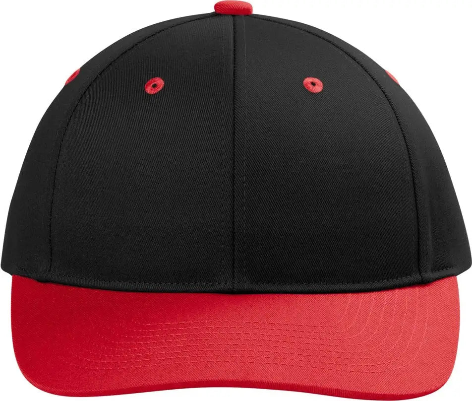 Port Authority C408 Snapback Cap - Black True Red - Black/ / Adult Osfa