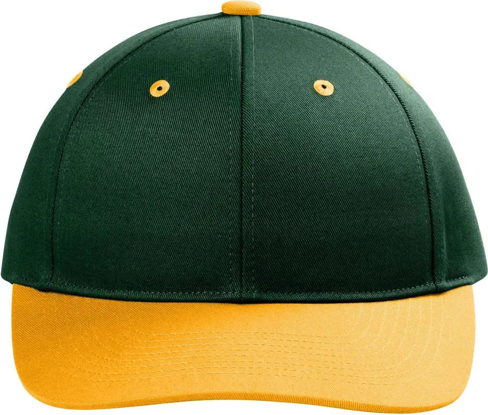 Port Authority C408 Snapback Cap - Dark Green Gold - Green/ / Adult Osfa