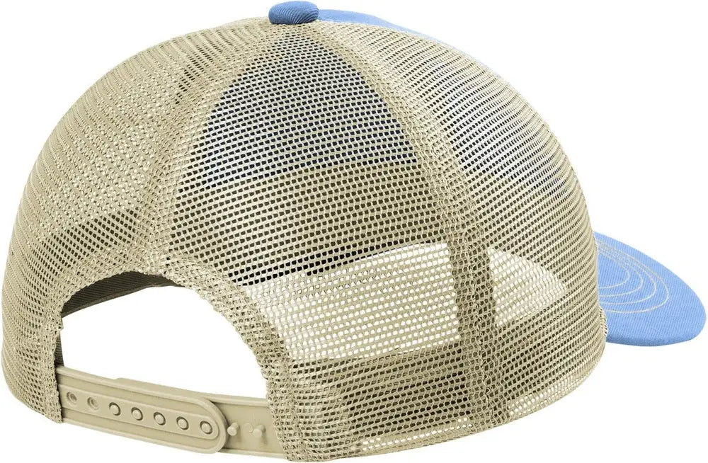 Port Authority C409 Unstructured Snapback Trucker Cap - Carolina Blue Tan - Blue/ / Adult Osfa