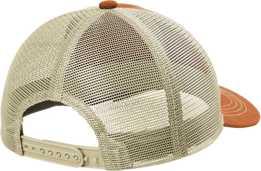 Port Authority C409 Unstructured Snapback Trucker Cap - Texas Orange Tan - Orange/ / Adult Osfa