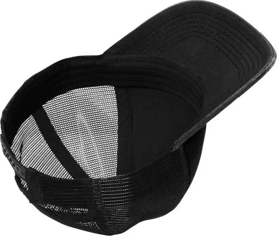 Port Authority C600 Distressed Mesh Back Cap - Black - one Size Fits Most