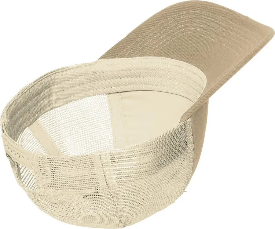 Port Authority C600 Distressed Mesh Back Cap - Khaki Stone - Khaki/ / one Size Fits Most