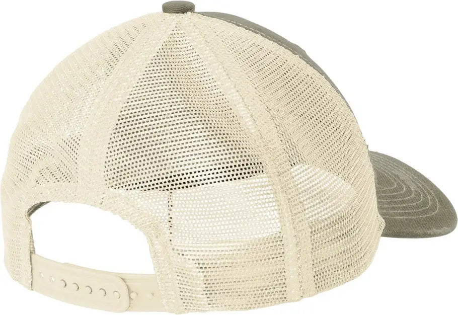 Port Authority C600 Distressed Mesh Back Cap - Light Olive Stone - Olive/ / one Size Fits Most