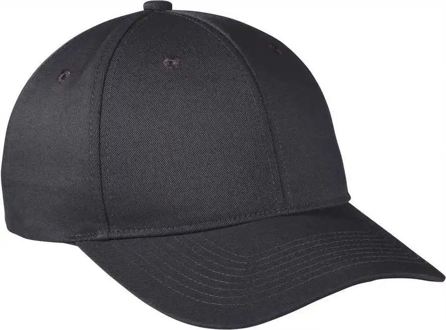 Port Authority C801 Snapback Fine Twill Cap Graphite Dark Gray / one Size Fits Most