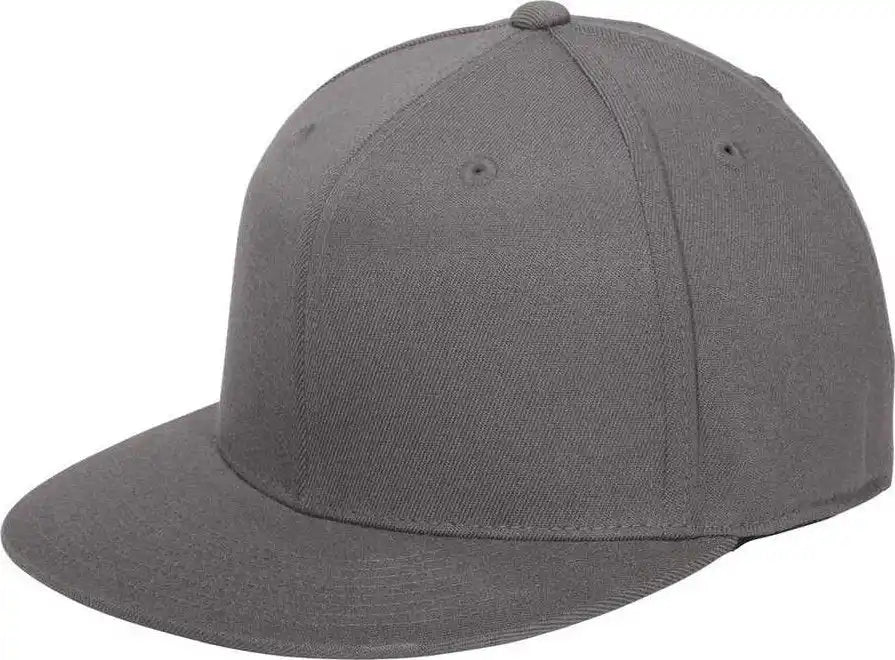Port Authority C808 Flexfit 210 Flat Bill Cap - Gray - 7’’ - 7 3/8’’
