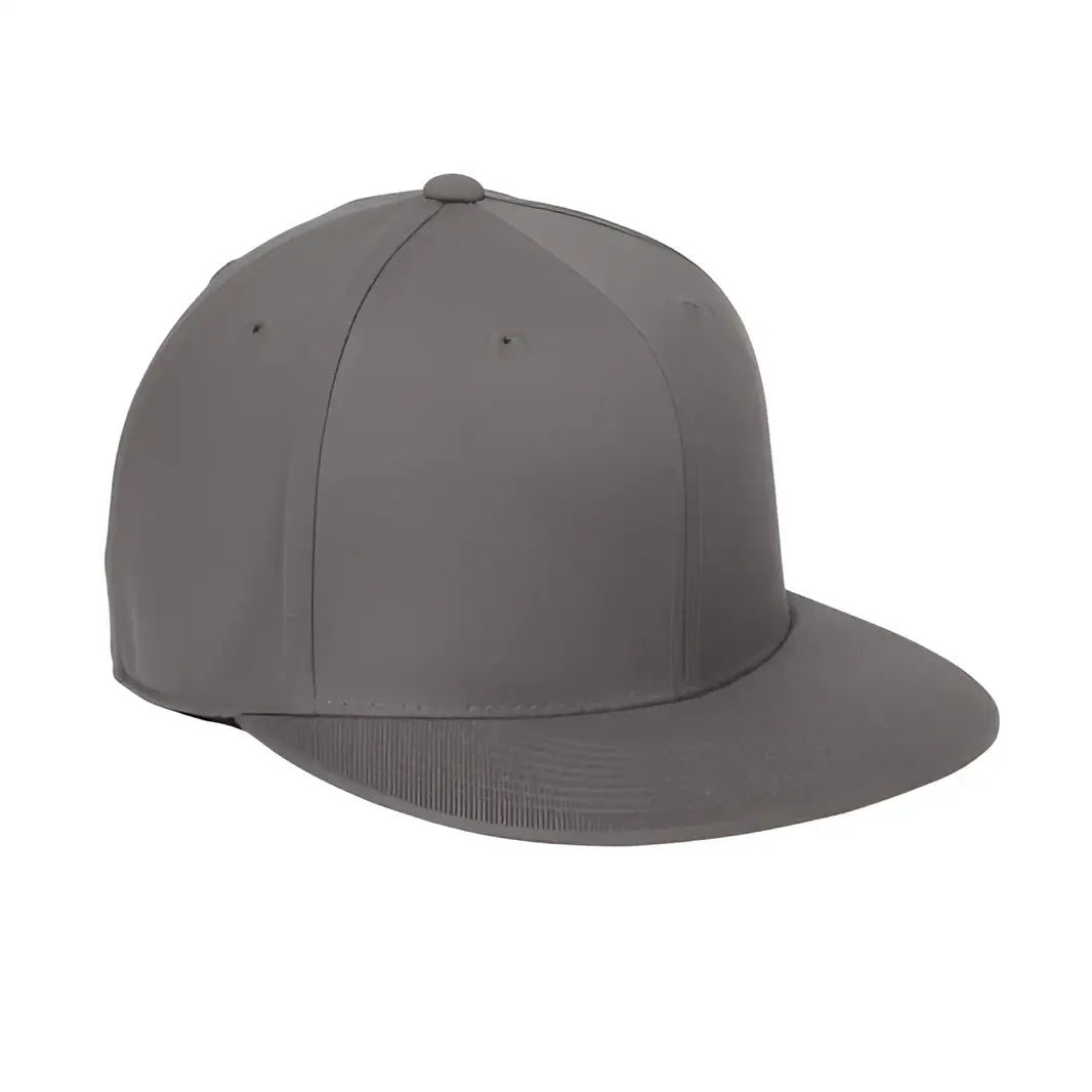 Port Authority C808 Flexfit 210 Flat Bill Cap - Gray