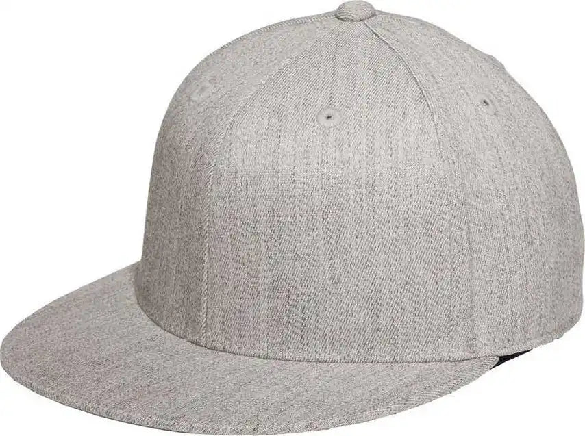 Port Authority C808 Flexfit 210 Flat Bill Cap - Heather Gray - 7’’ - 7 3/8’’