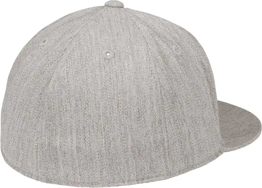 Port Authority C808 Flexfit 210 Flat Bill Cap - Heather Gray