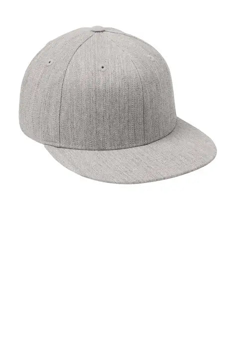 Port Authority C808 Flexfit 210 Flat Bill Cap - Heather Gray