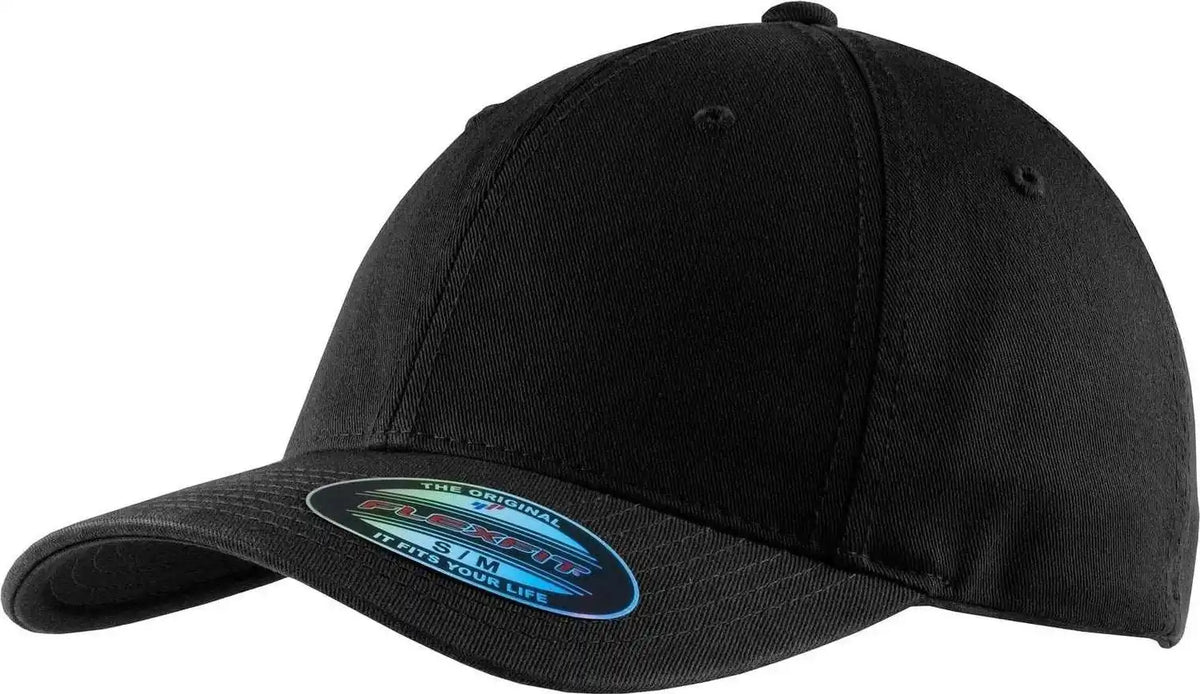 Port Authority C809 Flexfit Garment-washed Cap - Black - 7’’ - 7 3/8’’