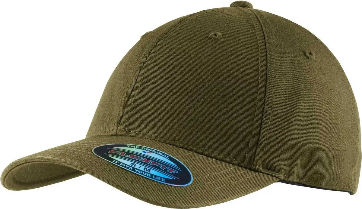 Port Authority C809 Flexfit Garment-washed Cap - Loden - Olive / 7’’ - 7 3/8’’