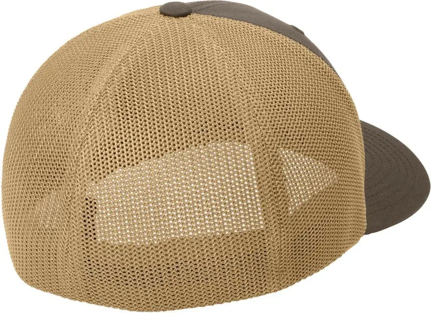 Port Authority C812 Flexfit Mesh Back Cap - Brown Khaki