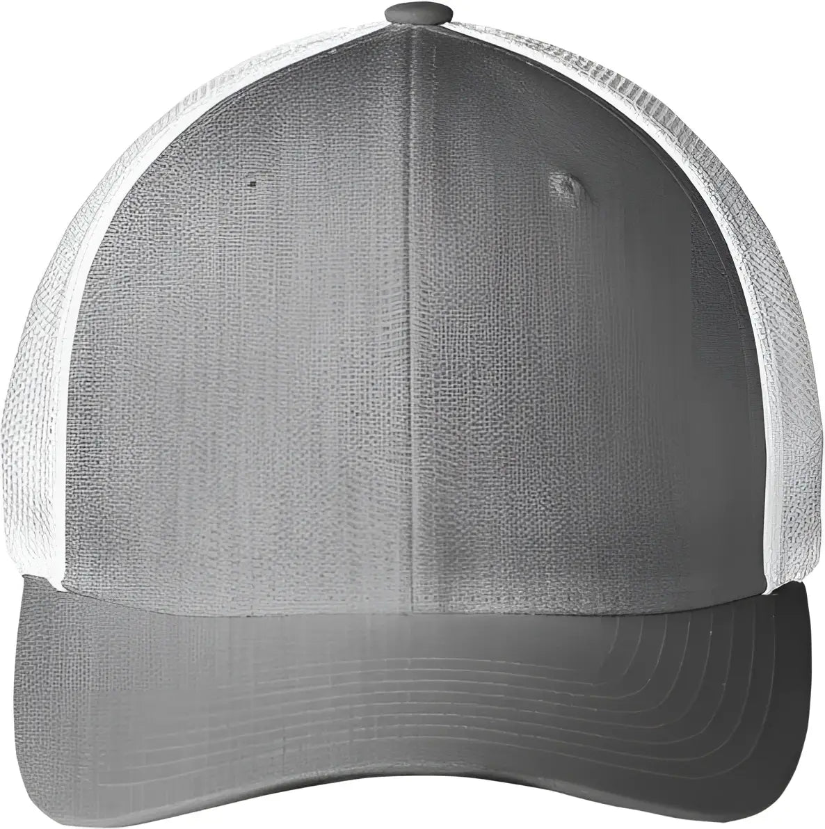 Port Authority C812 Flexfit Mesh Back Cap - Heather Gray White