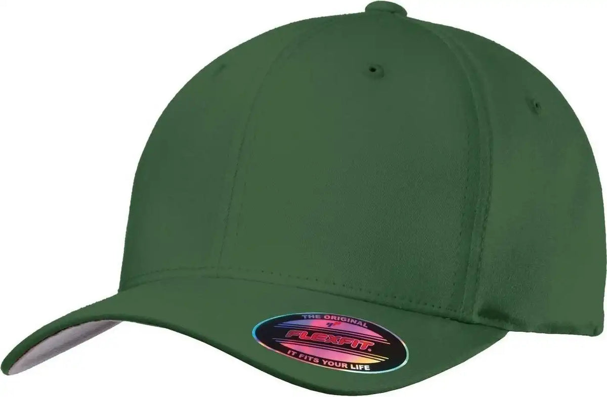 Port Authority C813 Flexfit Cotton Twill Cap - Forest Green - 7’’ - 7 3/8’’
