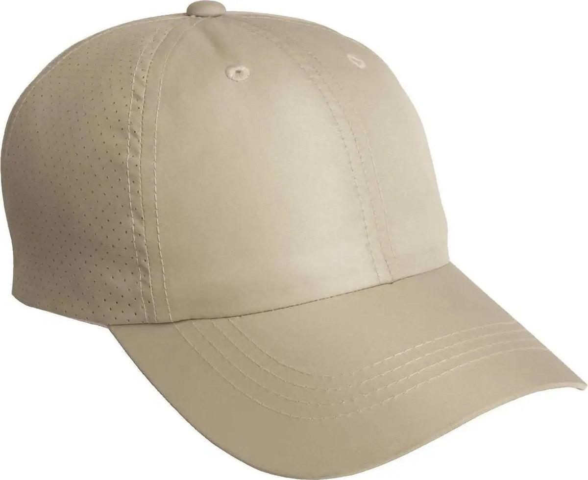 Port Authority C821 Perforated Cap - Stone