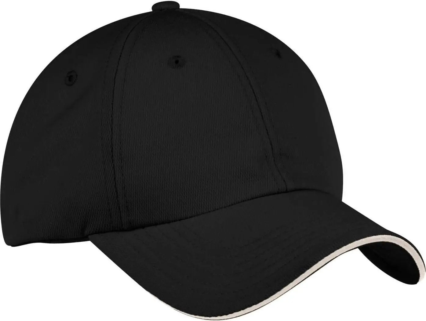 Port Authority C838 Dry Zone Cap - Black Stone