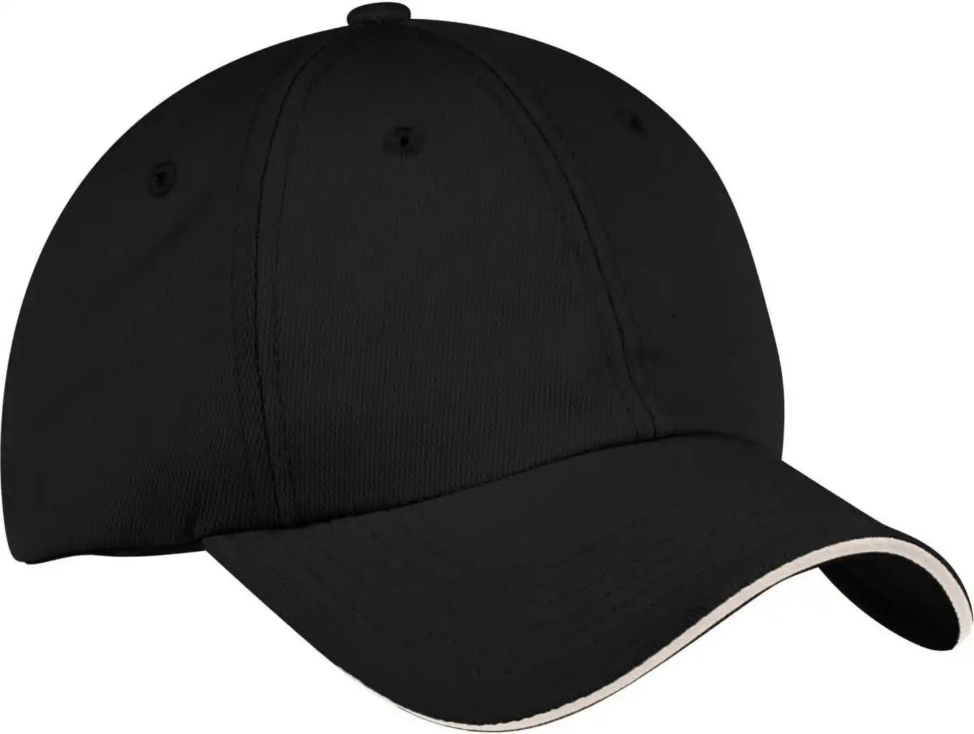 Port Authority C838 Dry Zone Cap - Black Stone - one Size Fits Most
