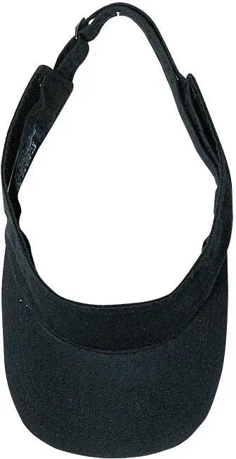 Port Authority C840 Enzyme Wash Fashion Visor - Black - one Size Fits Most