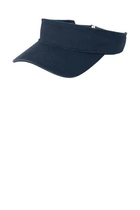 Port Authority C840 Enzyme Wash Fashion Visor - Classic Navy - one Size Fits Most