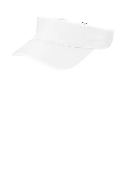 Port Authority C840 Enzyme Wash Fashion Visor - White - one Size Fits Most