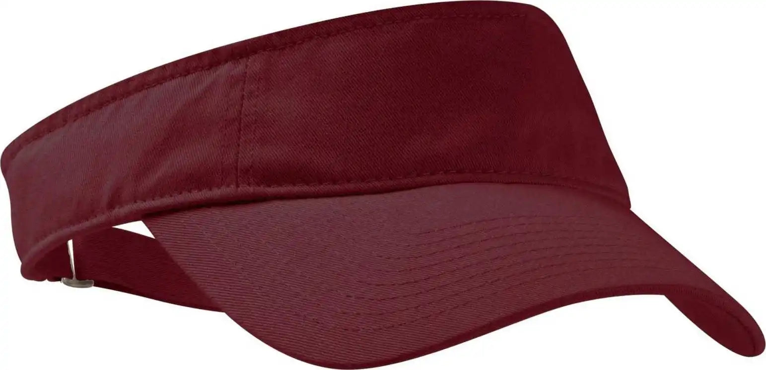 Port Authority C840 Fashion Visor - Maroon - one Size Fits Most