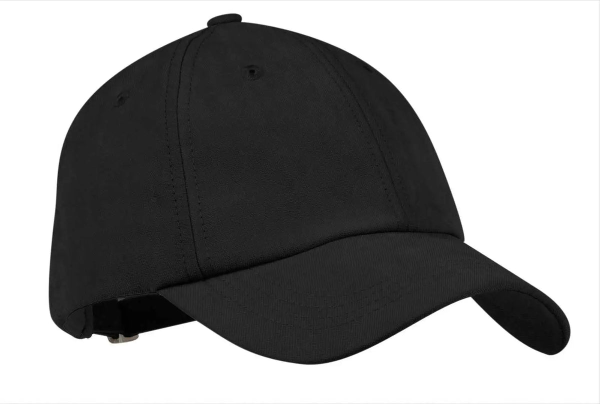 Port Authority C850 Sueded Cap - Black - one Size Fits Most