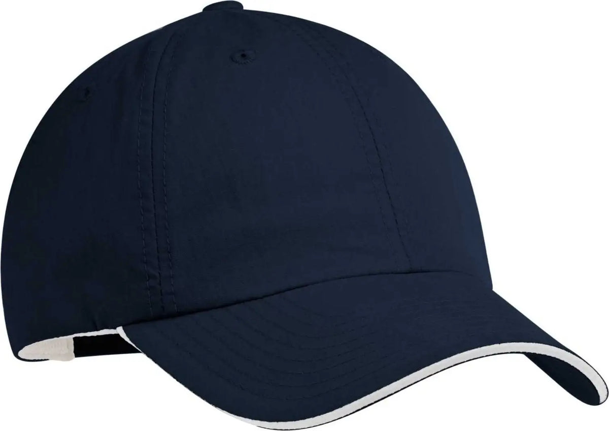 Port Authority C852 Sandwich Bill Cap - Navy White - one Size Fits Most