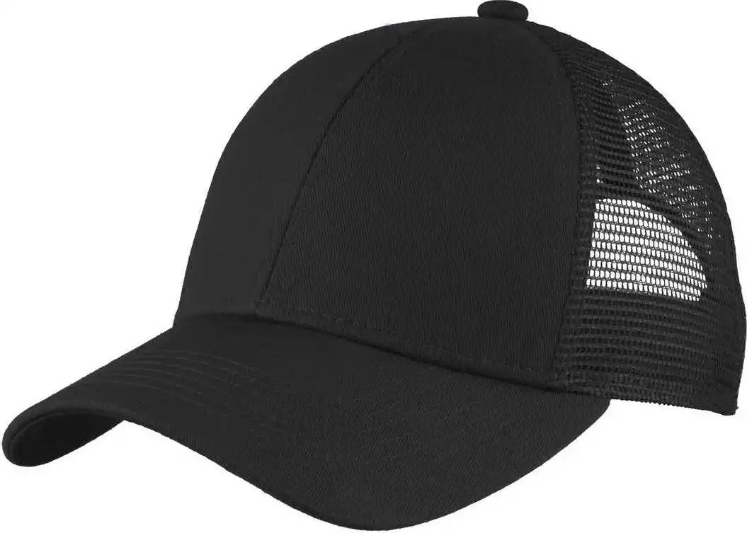 Port Authority C911 Adjustable Mesh Back Cap Black / one Size Fits Most