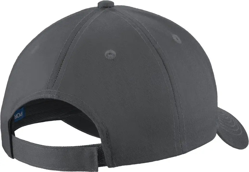 Port Authority C913 Uniforming Twill Cap - Steel Gray