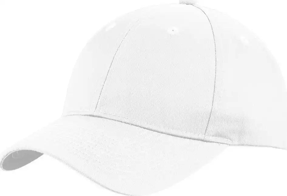 Port Authority C913 Uniforming Twill Cap - White - one Size Fits Most