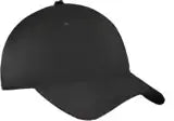 Port Authority C914 Six-panel Unstructured Twill Cap - Black - one Size Fits Most
