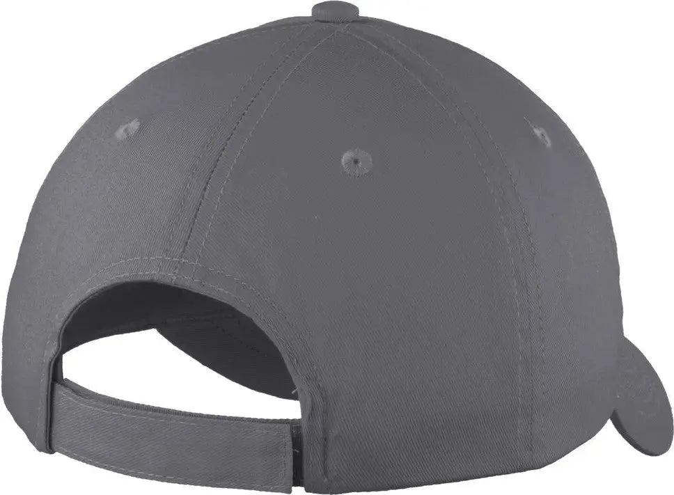 Port Authority C914 Six-panel Unstructured Twill Cap - Charcoal