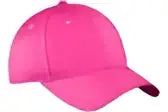 Port Authority C914 Six-panel Unstructured Twill Cap - Neon Pink - one Size Fits Most
