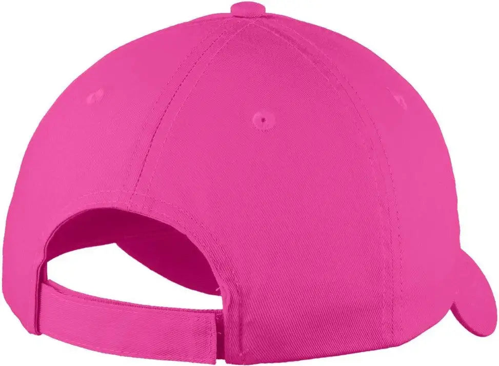Port Authority C914 Six-panel Unstructured Twill Cap - Sangria - one Size Fits Most