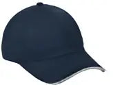Port Authority C919 Unstructured Sandwich Bill Cap - Navy White - Navy/ / one Size Fits Most