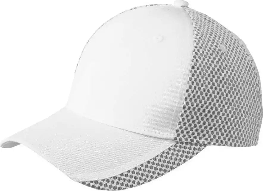Port Authority C923 Two-color Mesh Back Cap - White Black - 7’’ - 7 3/8’’
