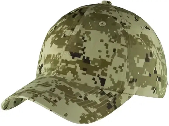 Port Authority C925 Digital Ripstop Camouflage Cap - Gray Camo - one Size Fits Most
